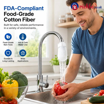 Faucet Filter Cotton Bags - Universal 100 PCS Splash-Proof Faucet Filter 🌟Set