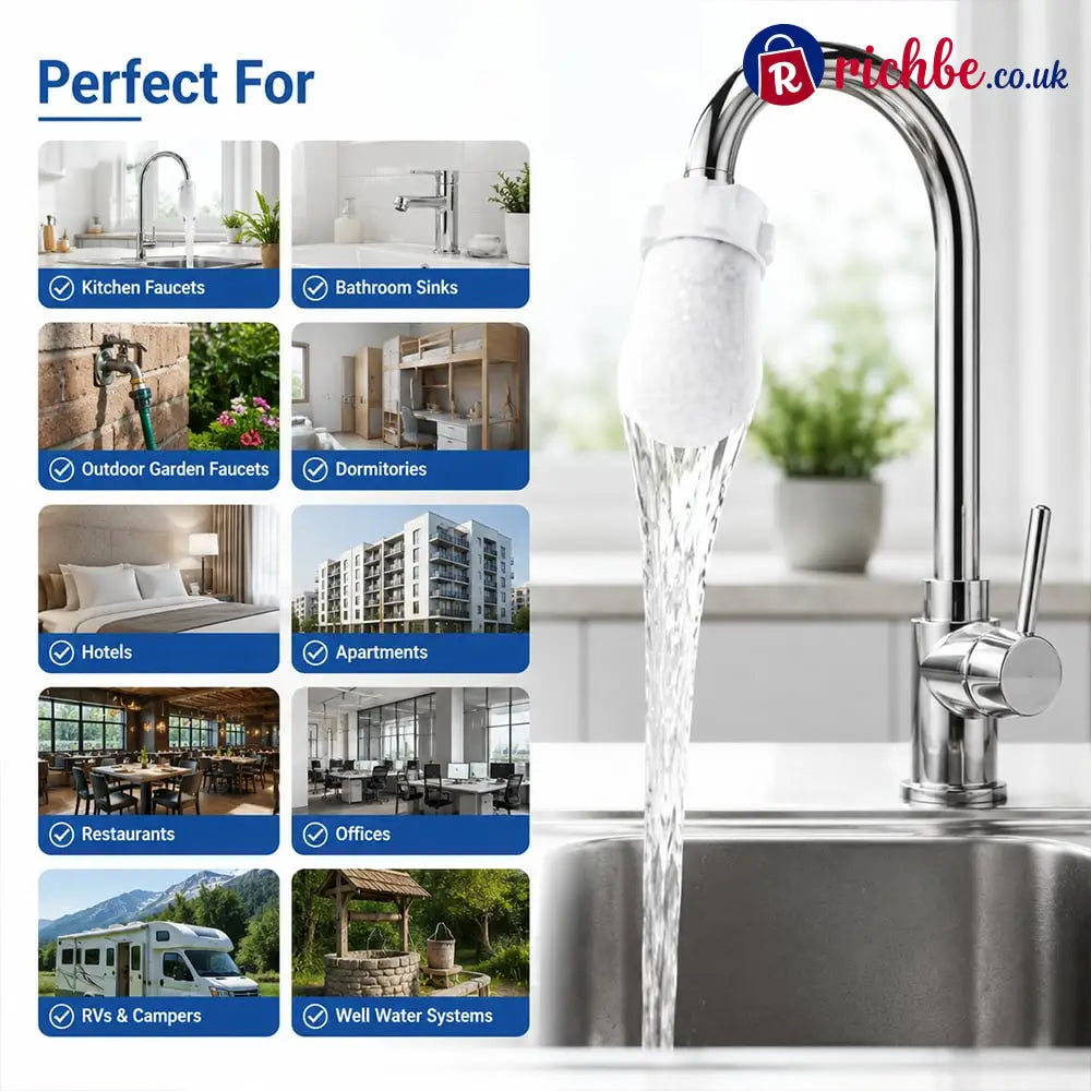 Faucet Filter Cotton Bags - Universal 100 PCS Splash-Proof Faucet Filter 🌟Set
