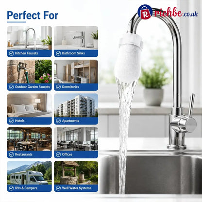 Faucet Filter Cotton Bags - Universal 100 PCS Splash-Proof Faucet Filter 🌟Set