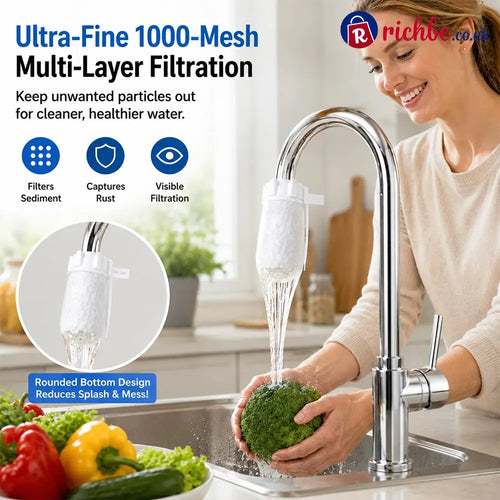 Faucet Filter Cotton Bags - Universal 100 PCS Splash-Proof Faucet Filter 🌟Set - ❤️BUY 1 set (100 pcs)