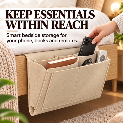 🔥 49% OFF Bedside Hanging Organizer – Keep Essentials Within Reach