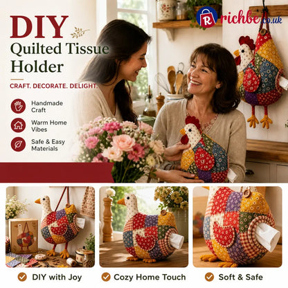 👪Feel the great sense of achievement from DIY- Animal Tissue Holder Sewing Kit🐂🐓🦆 - Gifts & Crafts