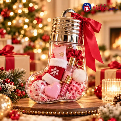 🔔Fill-Your-Own Christmas Bell Gift Box -- Clear DIY Surprise Container for Small Gifts & Stocking Stuffers
