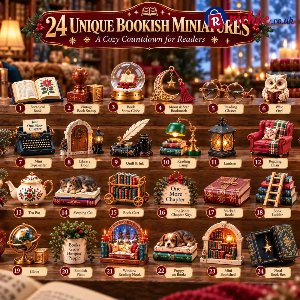 💥FLASH SALE: 49% OFF-24 Nights Of Bookish Joy, A Cozy Countdown For Readers