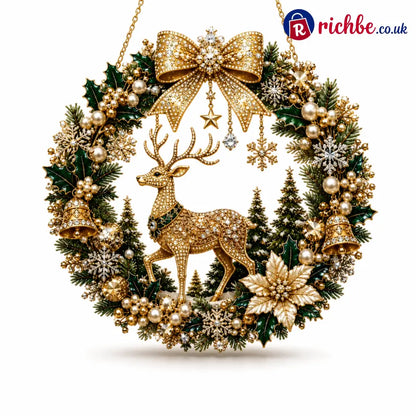 🎄 FLASH SALE – 49% OFF ✨ DIY Christmas Diamond Art Set – Creative Christmas Decoration for a Festive Home 🎁 - 🦌