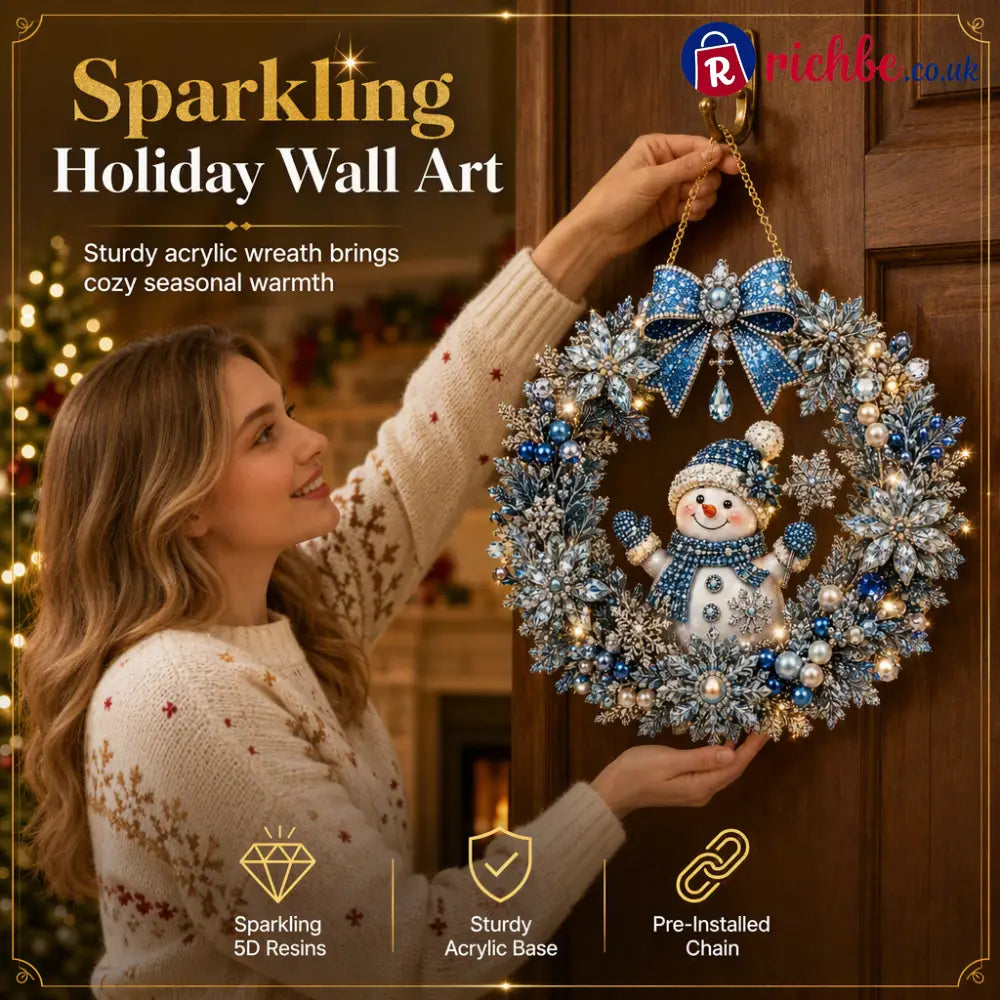 🎄 FLASH SALE – 49% OFF ✨ DIY Christmas Diamond Art Set – Creative Christmas Decoration for a Festive Home 🎁 - 家居用品
