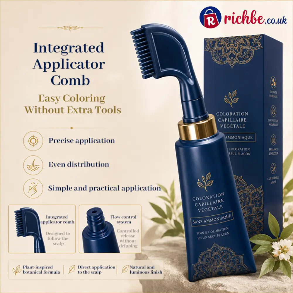 💥FLASH SALE: 49% OFF-Herbal Hair Dye Comb for Home Use - Dark brown - Hot Sale