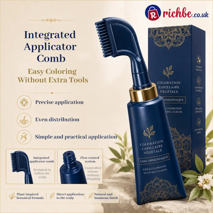 💥FLASH SALE: 49% OFF-Herbal Hair Dye Comb for Home Use - Dark brown - Hot Sale