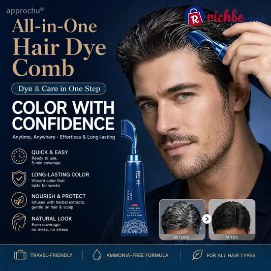 💥FLASH SALE: 49% OFF-Herbal Hair Dye Comb for Home Use - Hot Sale