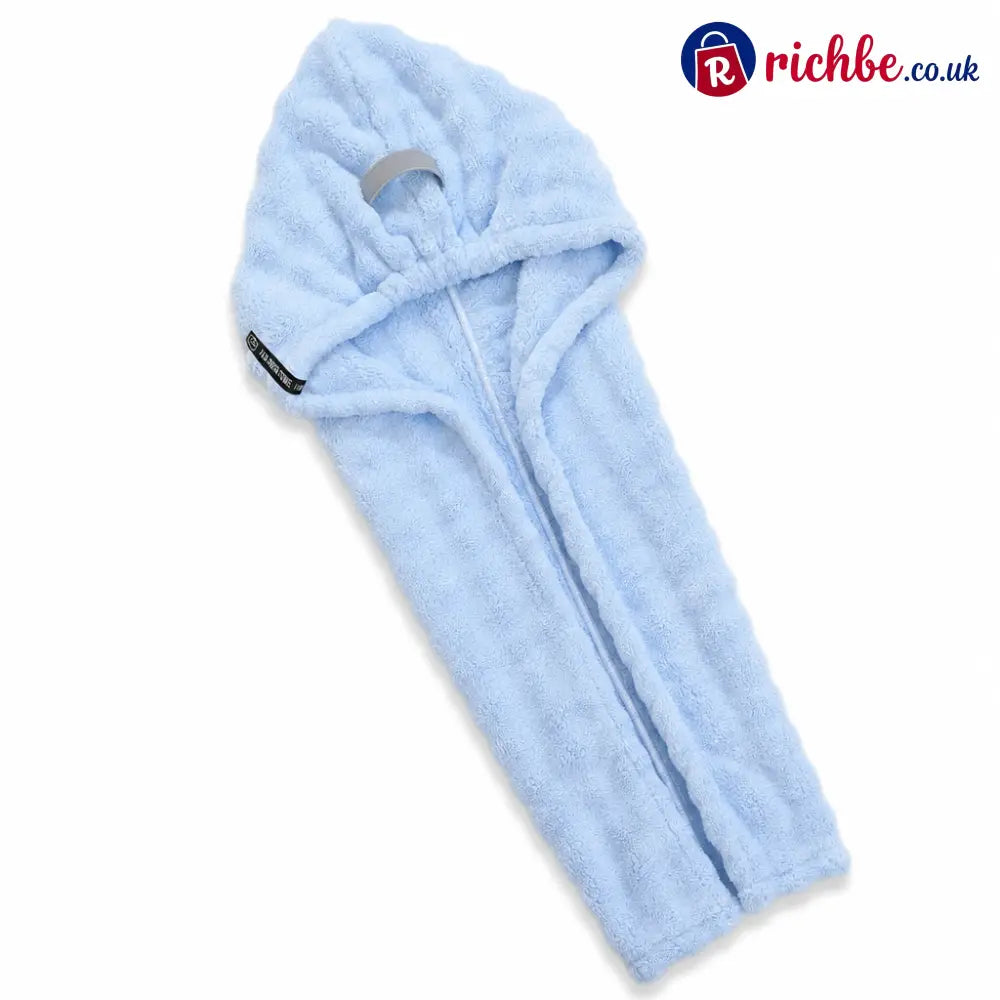🔥💥FLASH SALE: 49% OFF!Quick-Dry Soft Thickened Hair Towel Wrap - Blue - Hot Sale