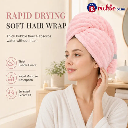 🔥💥FLASH SALE: 49% OFF!Quick-Dry Soft Thickened Hair Towel Wrap - Hot Sale
