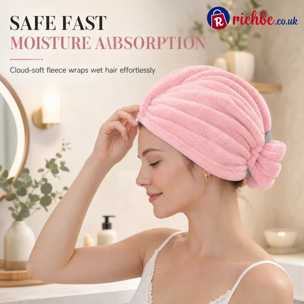 🔥💥FLASH SALE: 49% OFF!Quick-Dry Soft Thickened Hair Towel Wrap - Hot Sale