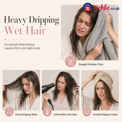 🔥💥FLASH SALE: 49% OFF!Quick-Dry Soft Thickened Hair Towel Wrap - Hot Sale