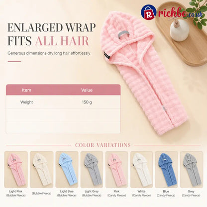 🔥💥FLASH SALE: 49% OFF!Quick-Dry Soft Thickened Hair Towel Wrap - Hot Sale