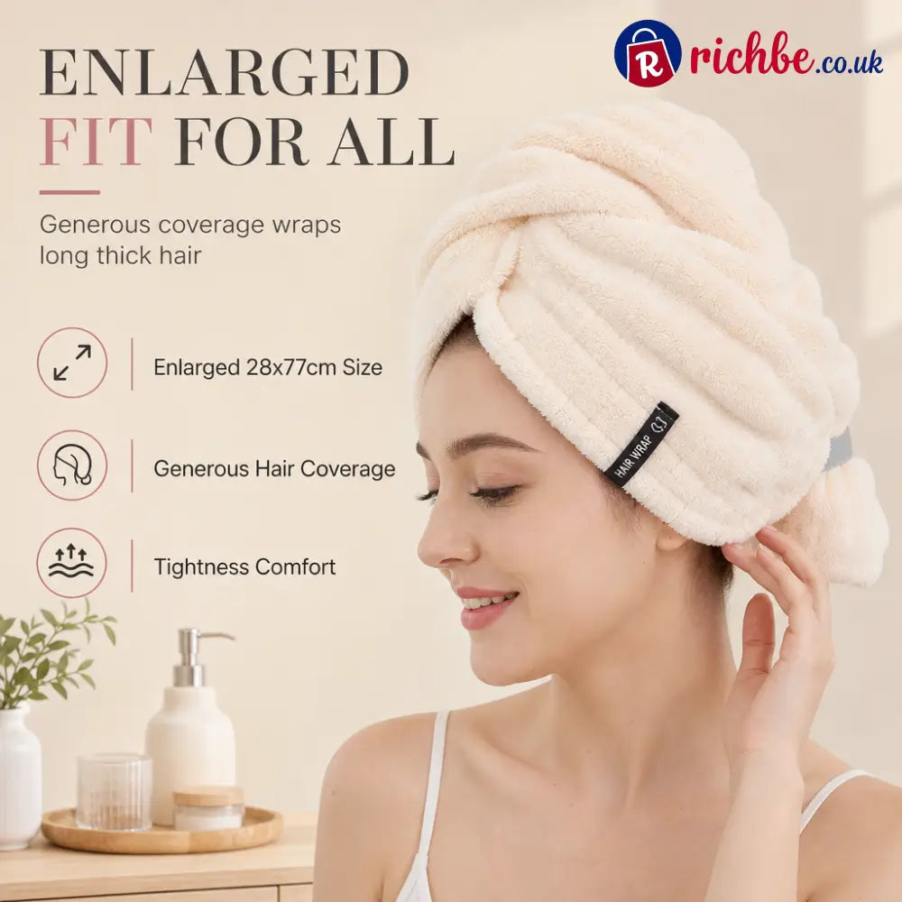 🔥💥FLASH SALE: 49% OFF!Quick-Dry Soft Thickened Hair Towel Wrap - Hot Sale
