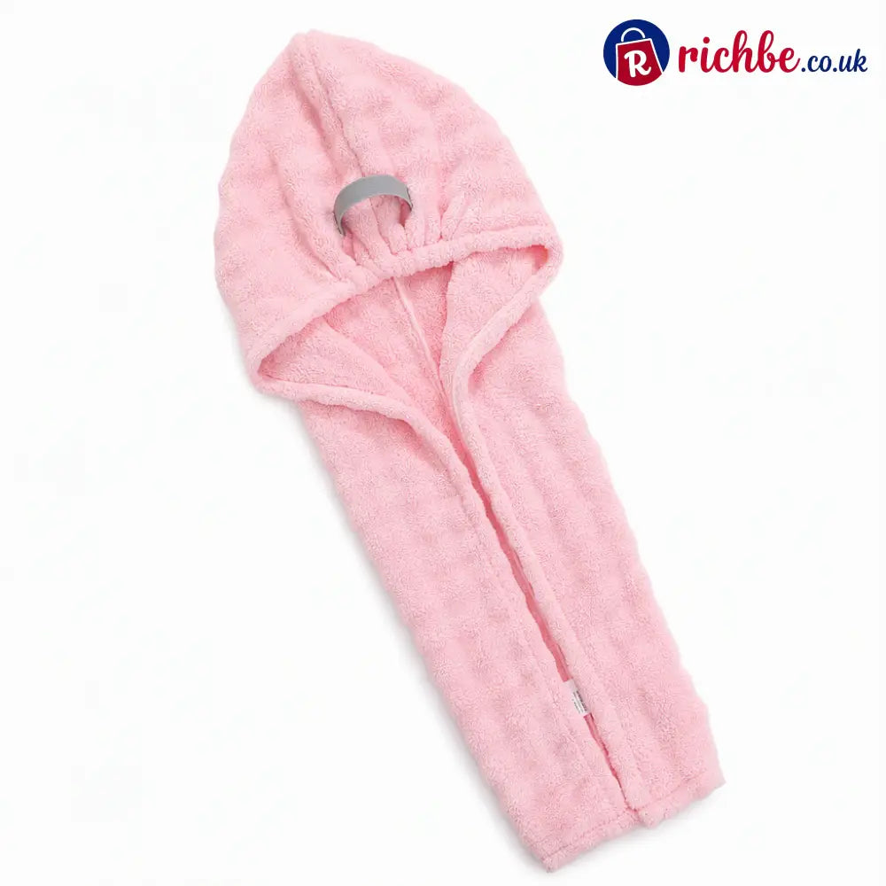 🔥💥FLASH SALE: 49% OFF!Quick-Dry Soft Thickened Hair Towel Wrap - Pink - Hot Sale