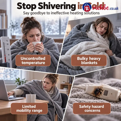 🔥💥FLASH SALE: 49% OFF!USB Rechargeable Heated Shawl Blanket with 3-Level Temperature Control - All New Arrivals