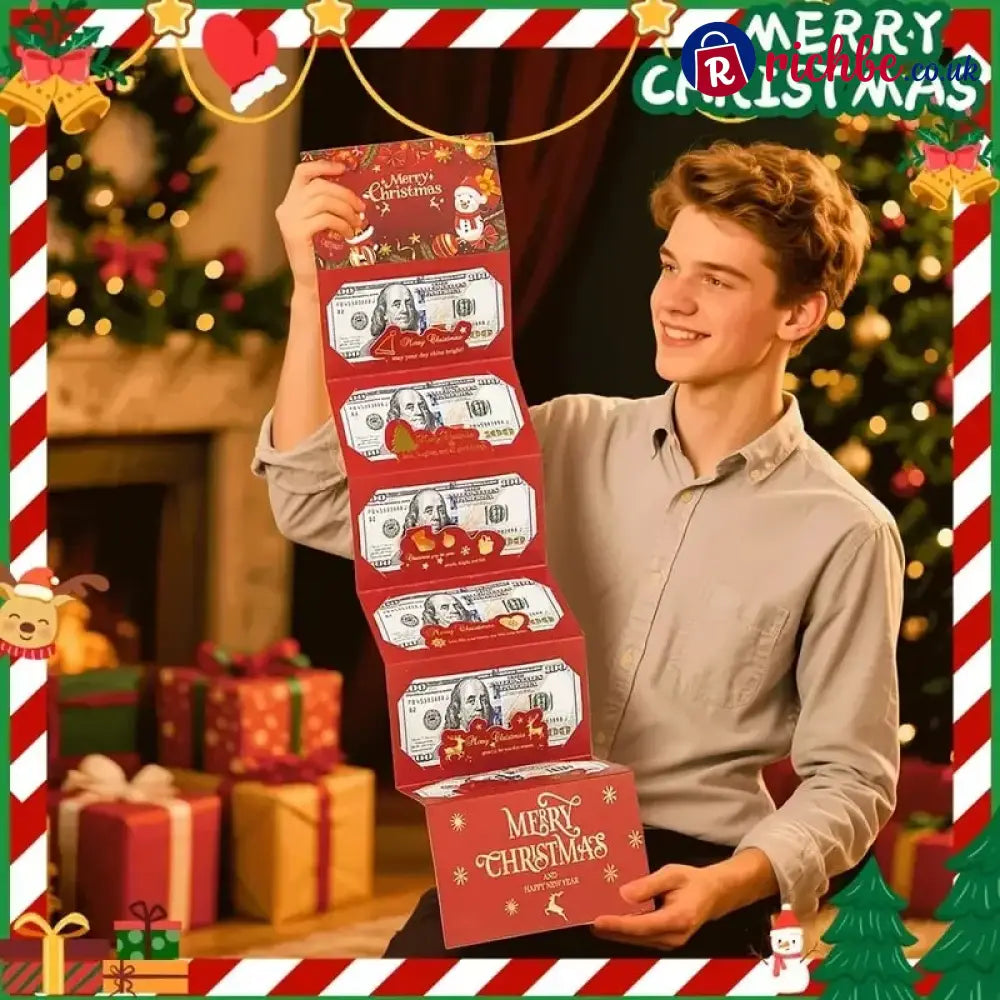 🏆Flash Sale⚡ 50K+ SOLD! Almost Gone-🎅💸Christmas Cash Gift Envelope– A creative way to give cash this Christmas!