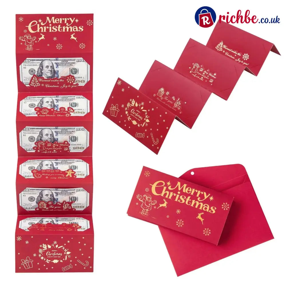 🏆Flash Sale⚡ 50K+ SOLD! Almost Gone-🎅💸Christmas Cash Gift Envelope– A creative way to give cash this Christmas!