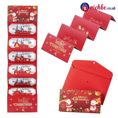 🏆Flash Sale⚡ 50K+ SOLD! Almost Gone-🎅💸Christmas Cash Gift Envelope– A creative way to give cash this Christmas!