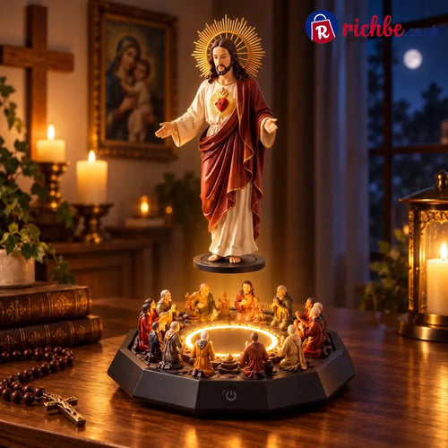 Floating Christ with LED Lighting – A Symbol of Faith that Enchants - All Collections