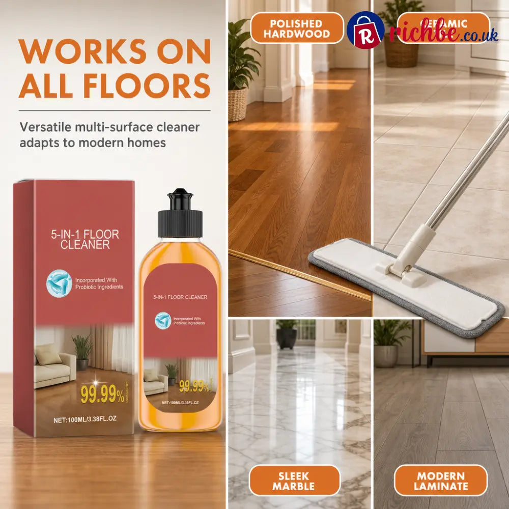 ✨Floor Cleaner Liquid for Tile Floor Care & Stain Removal - Houseware & Kitchen