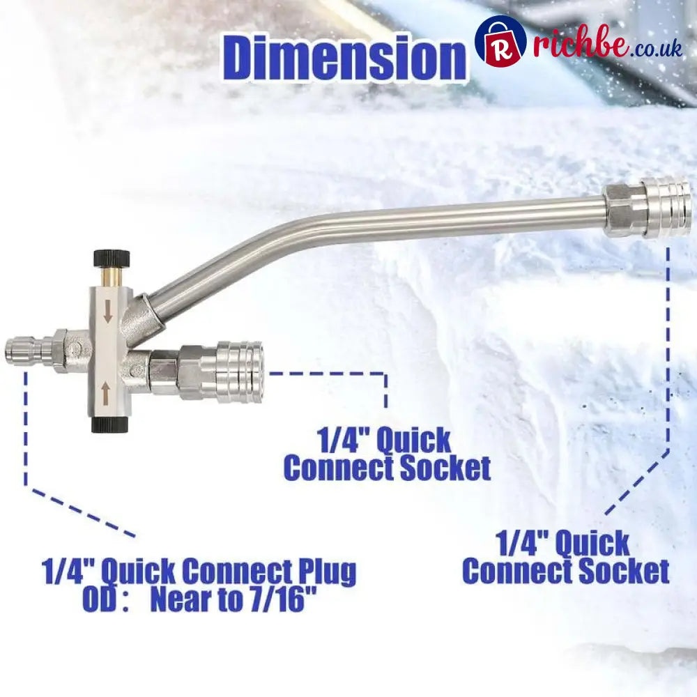 🔥 Foam Cannon Dual Connector Accessory