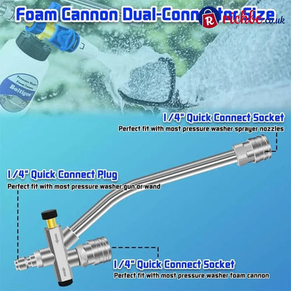 🔥 Foam Cannon Dual Connector Accessory