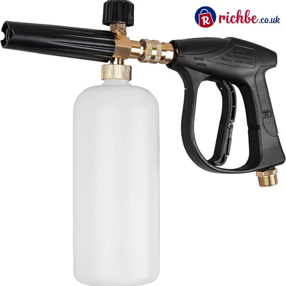 🔥 Foam Cannon Dual Connector Accessory - Foam Cannon + High pressure foam spray bottle set