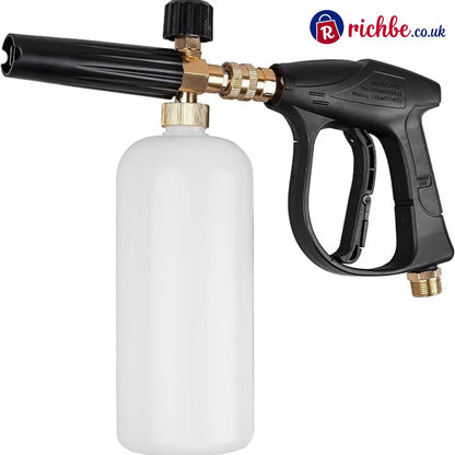 🔥 Foam Cannon Dual Connector Accessory - Foam Cannon + High pressure foam spray bottle set