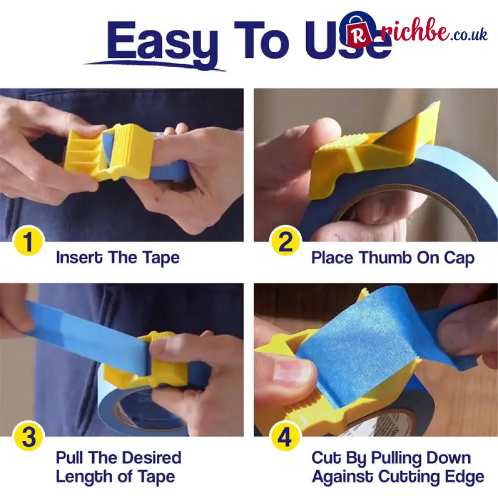 🛠️ Foam Tape Cap Disienser for Painters Crafters and Masking Tape Cutting - Tools & Gadgets