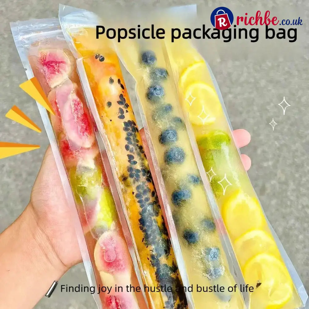 Food-grade disposable popsicle bags