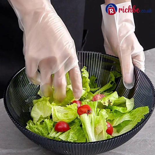 Food Grade Transparent Thickened Disposable Gloves