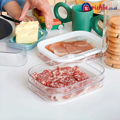 Food Storage Containers with Lid Clear Fridge Crisper - Fourth floor - Houseware & Kitchen