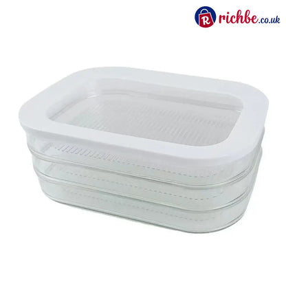 Food Storage Containers with Lid Clear Fridge Crisper - Fourth floor - Houseware & Kitchen