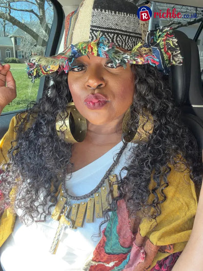🎩🍄Frayed Patchwork Bucket Hat(✨Shapeable Brim One-of-a-Kind Style) - One Size Fits Most (21’’-23.5’’) - Clothing &