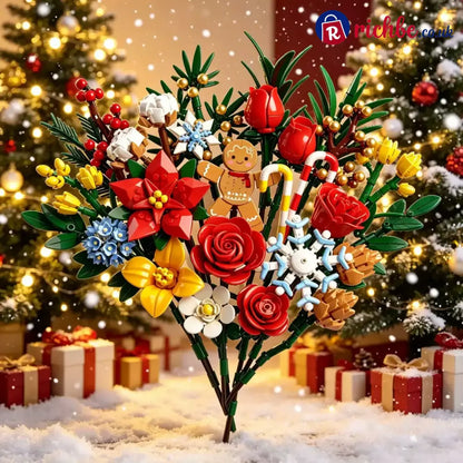 Free Shipping✈️-Flower Bouquet Building Blocks Gift Christmas Countdown Blind Box - Variant 2