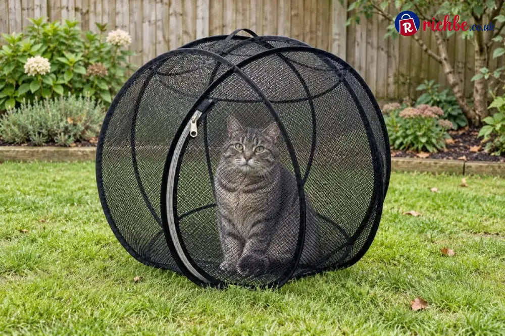 🐱🌿 Freshair Cat Haven™ – Pop-up Mesh Playpen