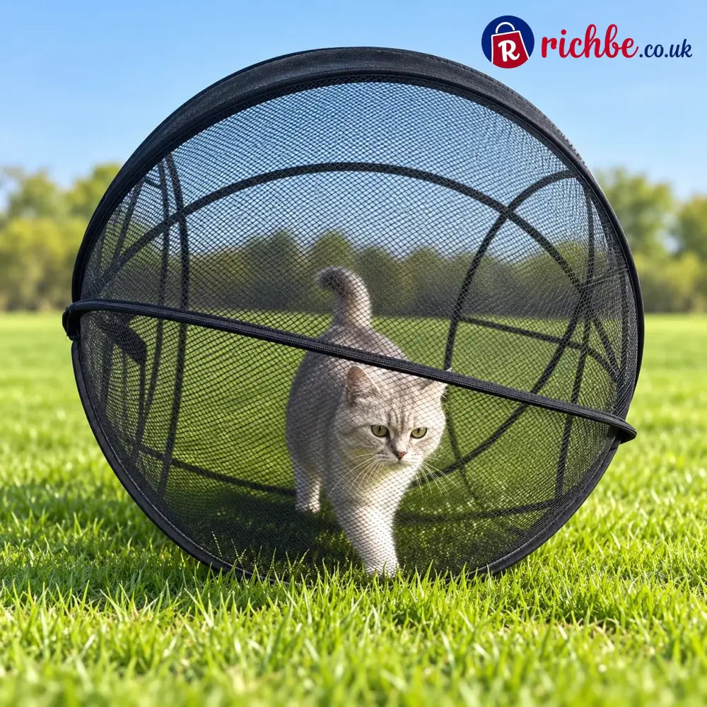 🐱🌿 Freshair Cat Haven™ – Pop-up Mesh Playpen