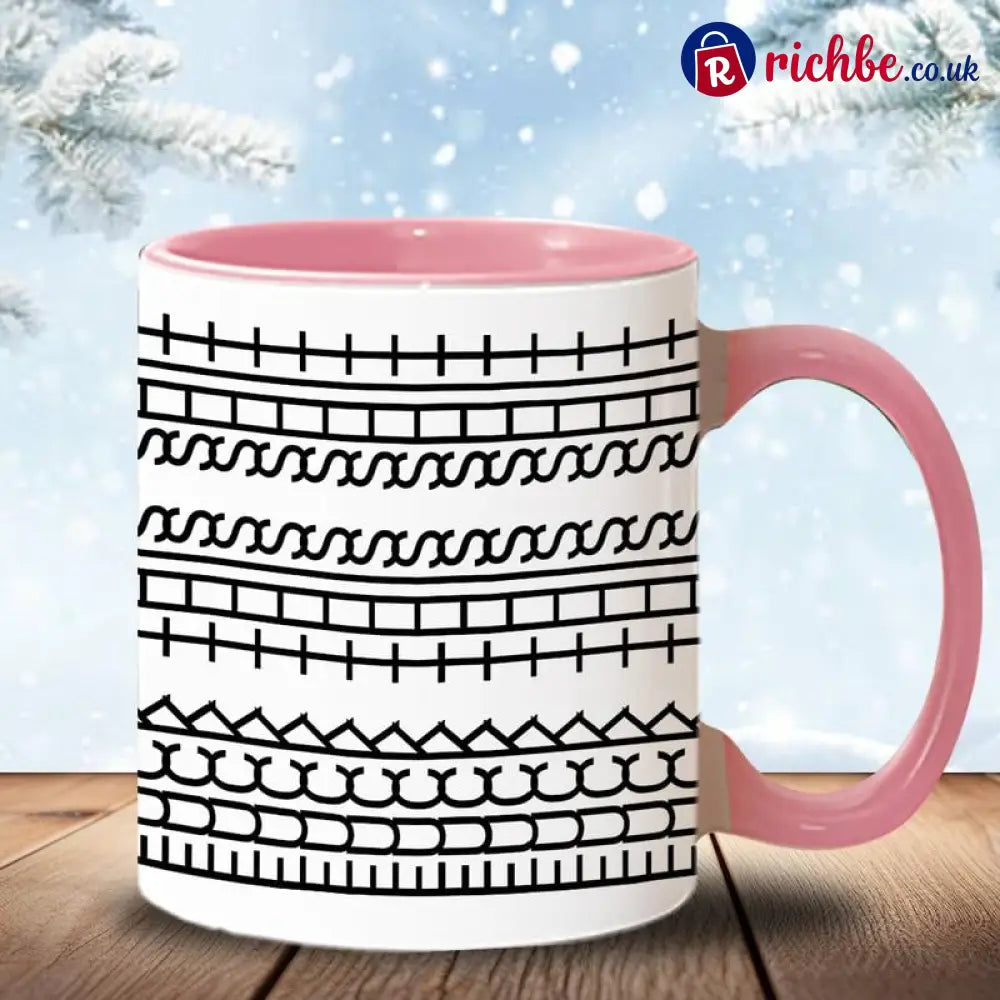 🔥Fuck This Shit Mug Hidden Message Funny Ceramic Coffee Mugs - Pink
