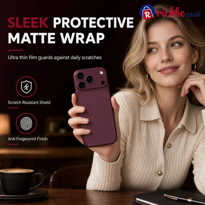 📢📢Full Wrap Scratch Resistant Protective Phone Back Skin Sticker - Electronics & Accessories