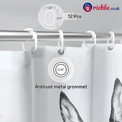 Funny Donkey Shower Curtain