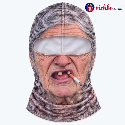 Funny Realistic Face Ski Mask – Hilarious Winter Party Gear for Outdoor Groups - Old man style - Beauty& Health