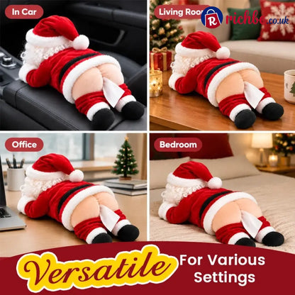 Funny Santa Butt Tissue Box - One