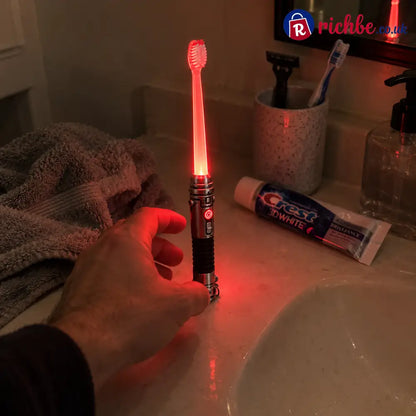 Galactic Glow Toothbrush – LED Light-Up Manual Toothbrush