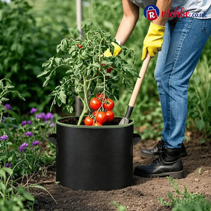 🌱 Gallon Grow Bags – Heavy Duty Aeration Fabric Pots with Handles for Vegetables Flowers & Fruits 🪴