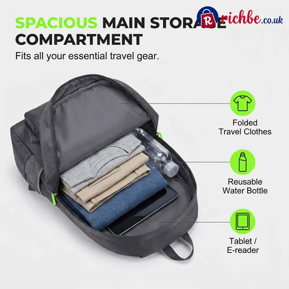 🎒 Get 50% off now! Foldable 3-in-1 travel bag—combining a backpack, handbag, and tote—lightweight, water-resistant, and perfect for travel 🧳✨