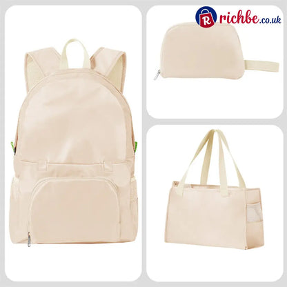 🎒 Get 50% off now! Foldable 3-in-1 travel bag—combining a backpack, handbag, and tote—lightweight, water-resistant, and perfect for travel 🧳✨