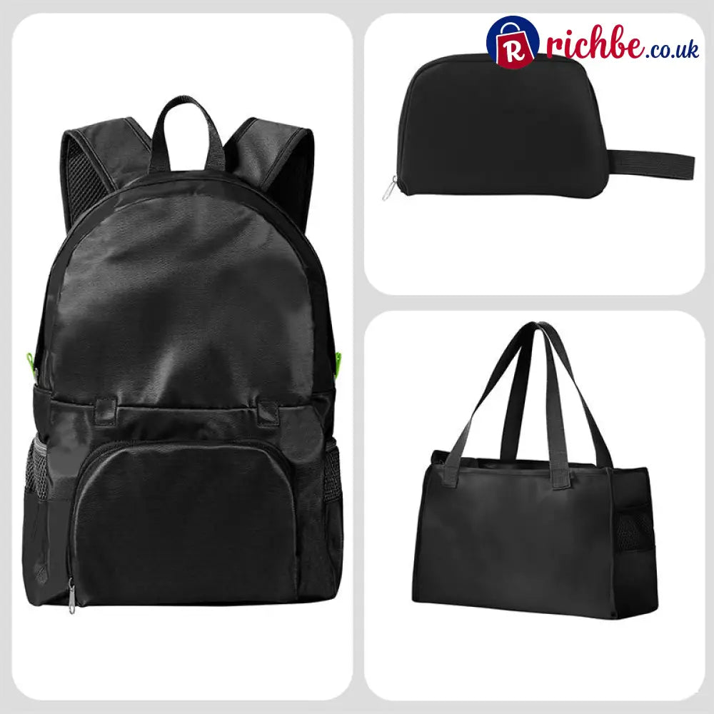 🎒 Get 50% off now! Foldable 3-in-1 travel bag—combining a backpack, handbag, and tote—lightweight, water-resistant, and perfect for travel 🧳✨