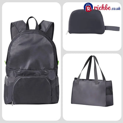🎒 Get 50% off now! Foldable 3-in-1 travel bag—combining a backpack, handbag, and tote—lightweight, water-resistant, and perfect for travel 🧳✨